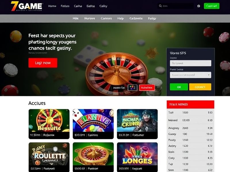 Discover exclusive insights into 7game.com – your premier destination for licensed online casino games, bonuses, and secure gambling. Explore live dealers, VIP rewards, and expert guides to elevate your gaming experience.